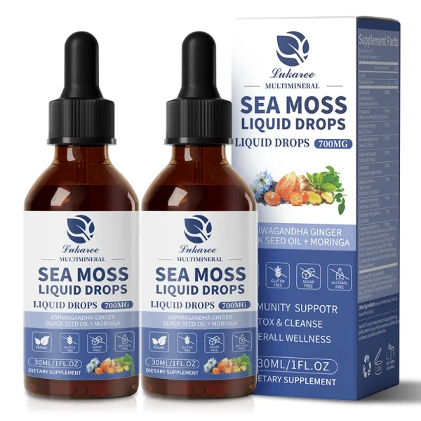 Organic Sea Moss Drops for Gut Health